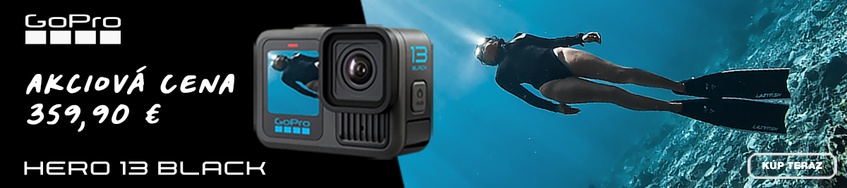 GoPro HERO13 Black za akciovú cenu!