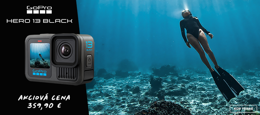 GoPro HERO13 Black za akciovú cenu!
