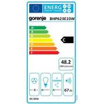 Gorenje BHP623E10W, vstavaný odsávač