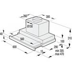 Gorenje BHP623E13X, vstavaný odsávač pár
