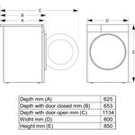 Gorenje DPNE72/GNWIFI, sušička prádla