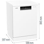 Gorenje GS643C90W, umývačka riadu