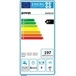 Gorenje GV54110, vstavaná umývačka 45cm