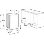 Gorenje GV54110, vstavaná umývačka 45cm