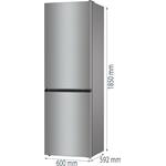 Gorenje NRKE62XL, kombinovaná chladnička
