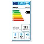 Gorenje ORK192BL, chladnička kombinovaná