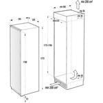 Gorenje RBI5182A1, vstavaná jednodverová chladnička