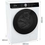 Gorenje W2NS84SA/CZ, práčka predom plnená, SLIM