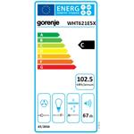 Gorenje WHT 621 E5X, komínový odsávač