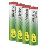 GP Alkaline, alkalická batéria LR03 (AAA) 4ks, blister