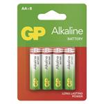 GP Alkaline, alkalická batéria LR6 (AA) 8ks, blister