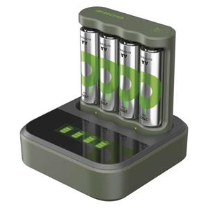 GP B441, nabíjačka batérií + Speed Dock D451 + 4 x AA 2100 mAh