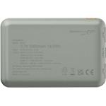 GP B6405GY B+ Series, powerbanka 5 000 mAh, 12 W, zelenošedá
