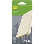 GP B6410BE B+ Series, powerbanka 10 000 mAh, 15 W, béžová