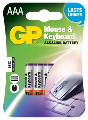 GP baterie do myší a klávesnic 4x AAA