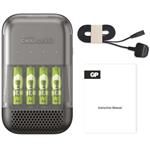 GP Charge10 S491, nabíjačka batérií + 4× AA 1700 mAh