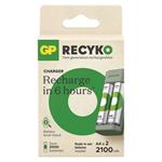 GP Eco E221, nabíjačka batérií + 2AA GP ReCyko 2100