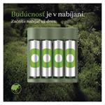 GP Eco E441, set nabíjačka batérií + 4 x AA 2100 mAh