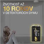 GP Lithium, litiová batéria CR-V9 (9V) 1ks, blister