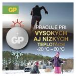 GP Lithium, lítiová gombíková batéria CR1632, 1ks, blister