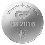GP Lithium, lítiová gombíková batéria CR2016, 4ks, blister