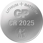 GP Lithium, lítiová gombíková batéria CR2025, 1ks, blister