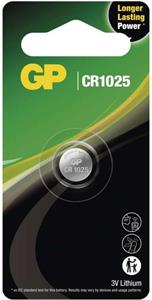 GP lítiová gombíková batéria CR1025