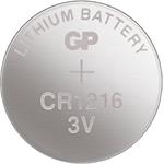 GP Lítiová gombíková batéria CR1216