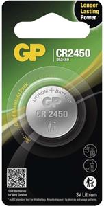GP lítiová gombíková batéria CR2450