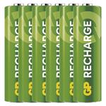 GP Recharge 2100, nabíjateľná batéria (AA), 6ks, papierová krabička