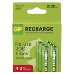 GP Recharge 2100, nabíjateľná batéria (AA), 6ks, papierová krabička