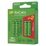 GP ReCyko 1000, nabíjateľná batéria (AAA), 6 ks