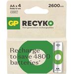 GP ReCyko 2600, nabíjateľná batéria (AA), 4ks, papierová krabička