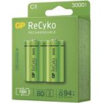 GP ReCyko 3000, nabíjateľná batéria (C), 2 ks