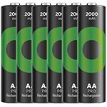 GP ReCyko Pro Professional 2000, nabíjateľná batéria (AA), 6 ks, papierová krabička