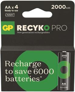 GP ReCyko Pro Professional, nabíjateľná batéria 1,2V (AA), 4 ks