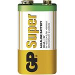 GP Super Alkaline, alkalická batéria 6LF22 (9V) 1ks, blister