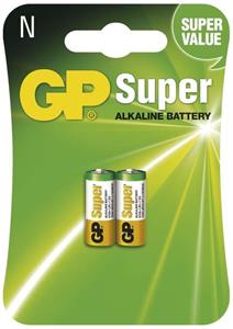 GP Super Alkaline, alkalická batéria 910A, LR1 (N), 2ks, blister