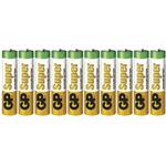 GP Super Alkaline, alkalická batéria LR03 (AAA) 10ks, blister