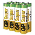 GP Super alkaline, alkalická batéria LR03 (AAA) 8ks, blister