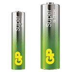 GP Super Alkaline, alkalická batéria LR6 (AA) 12ks + LR03 (AAA) 12ks + LED vianočnou girlandou, blister