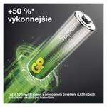 GP Super Alkaline, alkalická batéria LR6 (AA) 4ks, papierová krabička