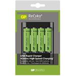 GP U421, USB nabíjačka batérií + GP ReCyko+ AA 2700 mAh