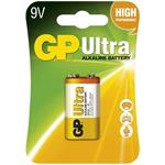 GP Ultra, alkalická batéria 6LF22 (9V) 1ks, blister