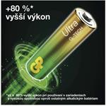GP Ultra, alkalická batéria 6LF22 (9V) 1ks, fólia
