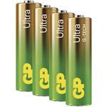 GP Ultra, alkalická batéria LR06 (AA) 4ks, papierová krabička