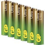 GP Ultra, alkalická batéria LR06 (AA) 6ks, papierová krabička