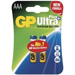 GP Ultra Plus, alkalická bateria LR03 (AAA) 2ks, blister