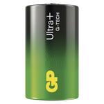 GP Ultra Plus, alkalická batéria LR20 (D) 2ks, papierová krabička