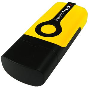GPS Canmore GT-730FL- S USB dongle + datalogger (65kan. Skytreq) - žlutočerný